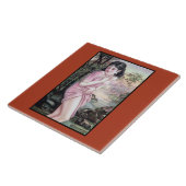 Tease in Stream Oasis door Shanghai China Meisje Tegeltje (Zijkant)