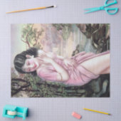 Tease in Stream Oasis door Shanghai China Meisje Tissuepapier (Craft)