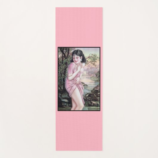 Tease in Stream Oasis door Shanghai China Meisje Yogamat (Voorkant)