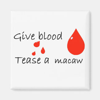 Tease Macaw Magneet