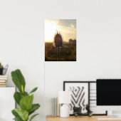 Teasel Sunset Poster (Thuiskantoor)