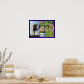 Teasel Thistle - Dipsacus fullonum Poster (Keuken)