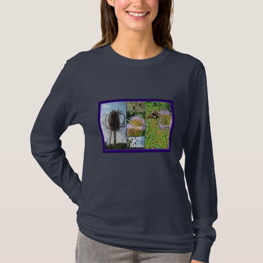Teasel Thistle - Dipsacus fullonum T-shirt (Voorkant)