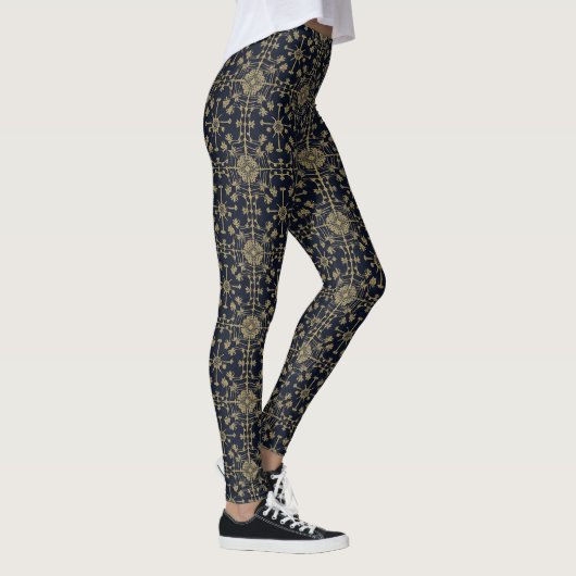 Teasellations Seamless Pattern Leggings (Rechts)