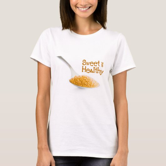 Teaspoon en bruine suiker t-shirt (Voorkant)