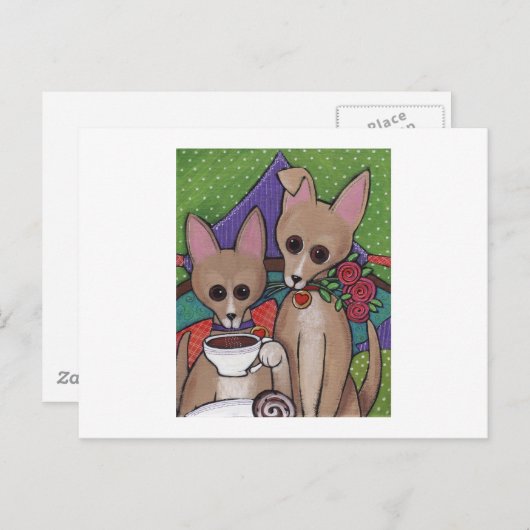 Teatime Briefkaart (Voorkant / Achterkant)