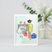 Teatime Briefkaart (Staand voorkant)