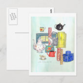 Teatime Briefkaart (Voorkant / Achterkant)