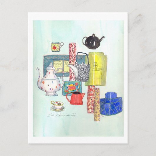 Teatime Briefkaart (Voorkant)