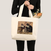 Teatime_For_Kittens Grote Tote Bag (Voorkant (product))