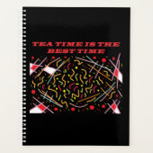 Teatime is de beste time art design zakmap planner (Voorkant)