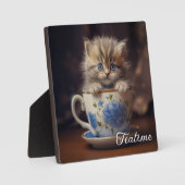Teatime Kitten Fotoplaat (Voorkant)