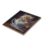 Teatime Kitten Tegeltje (Zijkant)