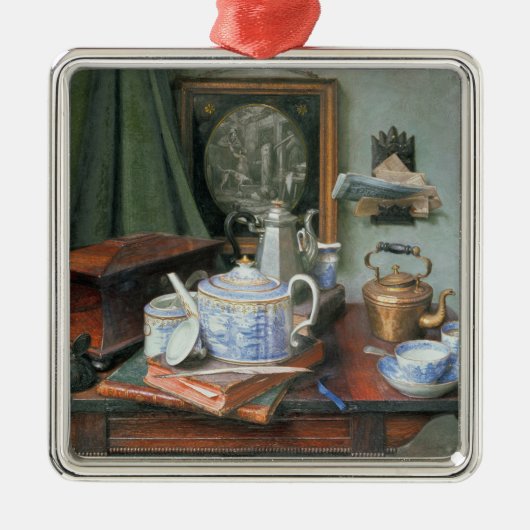 Teatime Metalen Ornament (Voorkant)