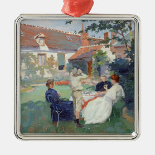 Teatime Metalen Ornament