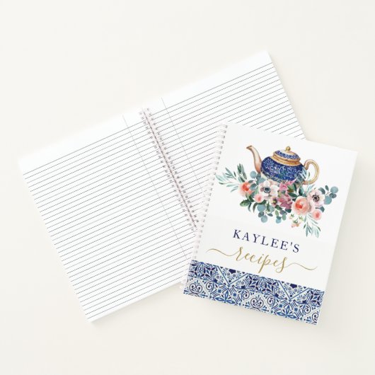 Teatime recipes keukenorganisator notitieboek (Binnen)