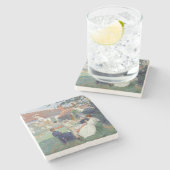 Teatime Stenen Onderzetter (Zijkant)