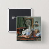 Teatime Vierkante Button 5,1 Cm (Voorkant /achterkant)