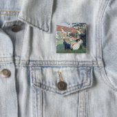 Teatime Vierkante Button 5,1 Cm (In situ)