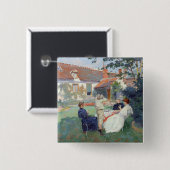 Teatime Vierkante Button 5,1 Cm (Voorkant /achterkant)