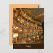 Teatro La Fenice Venetië Italië Briefkaart (Voorkant / Achterkant)