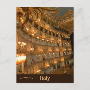 Teatro La Fenice Venetië Italië Briefkaart