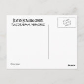 Teatro Nezahualcoyotl Briefkaart (Achterkant)