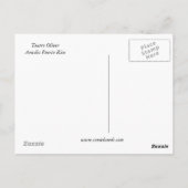 Teatro Oliver Briefkaart (Achterkant)