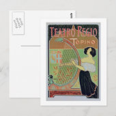 Teatro Regio Torino (koninklijk theater) Briefkaart (Voorkant / Achterkant)