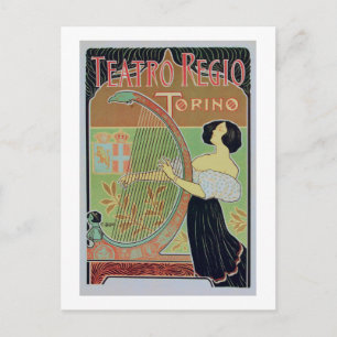 Teatro Regio Torino (koninklijk theater) Briefkaart