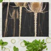 Teazles bij nacht theedoek (Gevouwen)