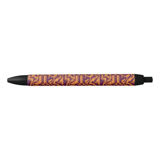 Tebeb Waves Zwarte Inkt Pen (Voorkant)