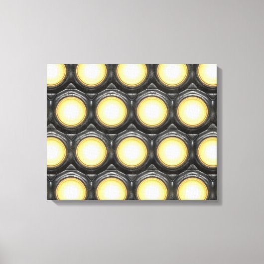 TEC Lights 1 omwikkeld doek Canvas Afdruk (Voorkant)
