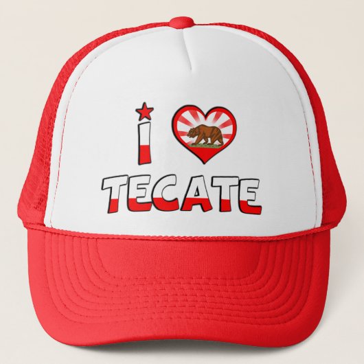Tecate, CA Trucker Pet (Voorkant)