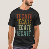 Tecate City Mexico Retro T-shirt (Voorkant)
