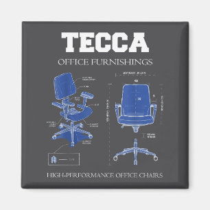 Tecca Kantoor Inrichting - Stoelen met Hoge Presta Magneet