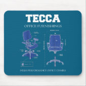 Tecca Office Furnishings - High Performance Chairs Muismat (Voorkant)