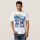 Tech 80s van de Oude School T-Hemden T-shirt (Voorkant volledig)