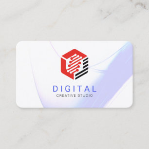 Tech AI Digital Network Logo Visitekaartje
