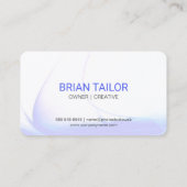 Tech AI Digital Network Logo Visitekaartje (Achterkant)