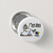 Tech Attach Button (Voorkant /achterkant)