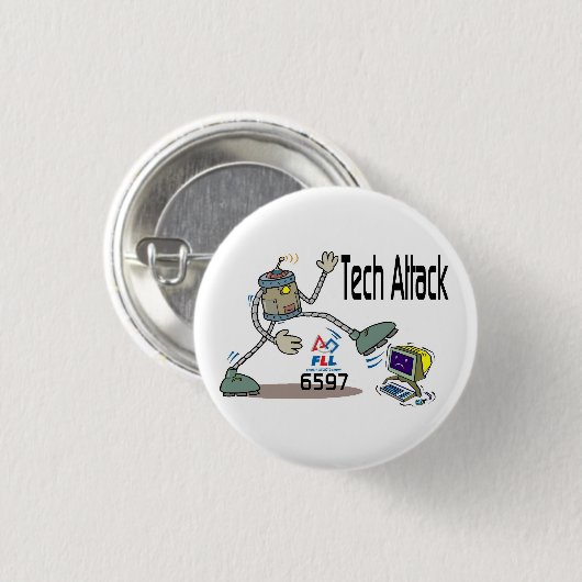 Tech Attach Button (Voorkant /achterkant)