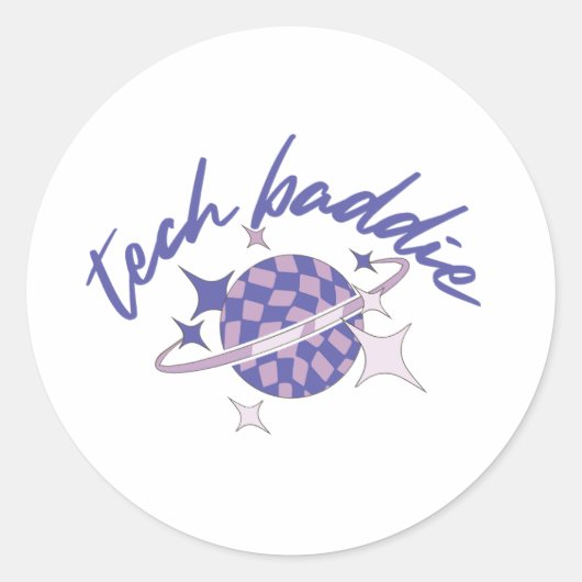 Tech Baddie Sticker (Voorkant)