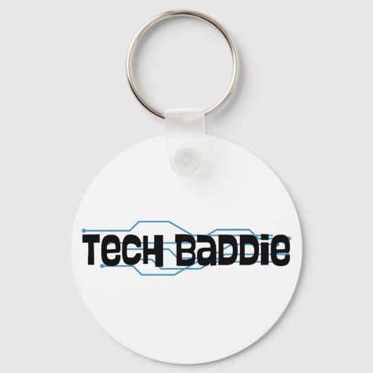 Tech Baddie (Variatie 7) Sleutelhanger (Voorkant)