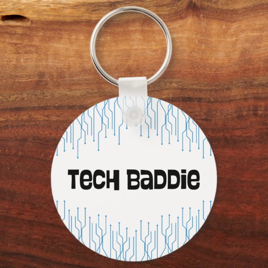 Tech Baddie Variatie 8 sleutelhanger (Achterkant)