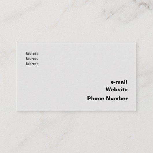 Tech Black en White Geometric Overlapping Circles Visitekaartje (Achterkant)