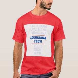 Tech Blauw met Rode Accenten T-shirt