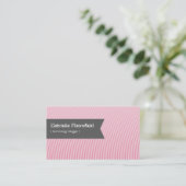 Tech Blogger Roze Visitekaartjes van het Contact (Staand voorkant)