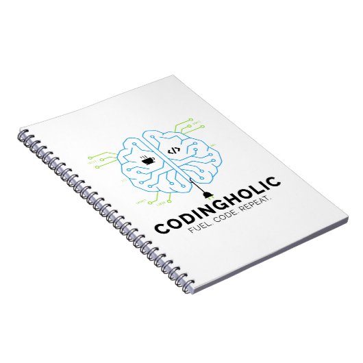 Tech Brain Codeerschrift voor Programmeurs Notitieboek (Rechterzijde)