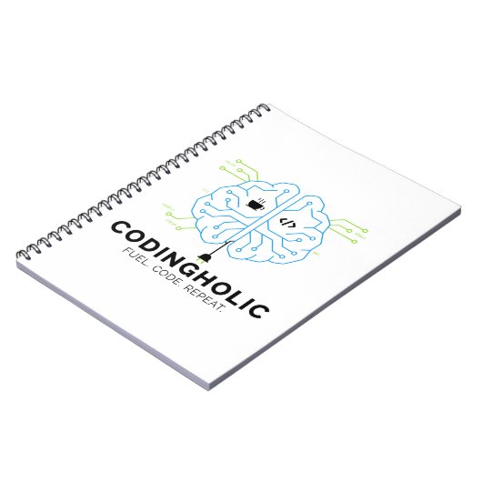 Tech Brain Codeerschrift voor Programmeurs Notitieboek (Linkerzijde)